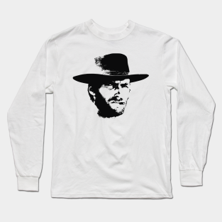 Clint Eastwood Long Sleeve T-Shirt - Blondie by Nerd_art